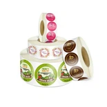 Izgriezts uzlīmes rullis